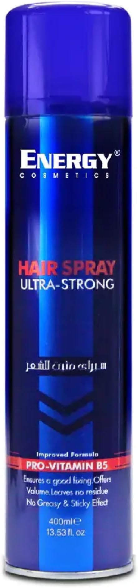Hair Spray Ultra Strong Hold, PRO Vitamin B5, Good Fixing, Volume, No Greasy & Sticky Effect, 400 ml