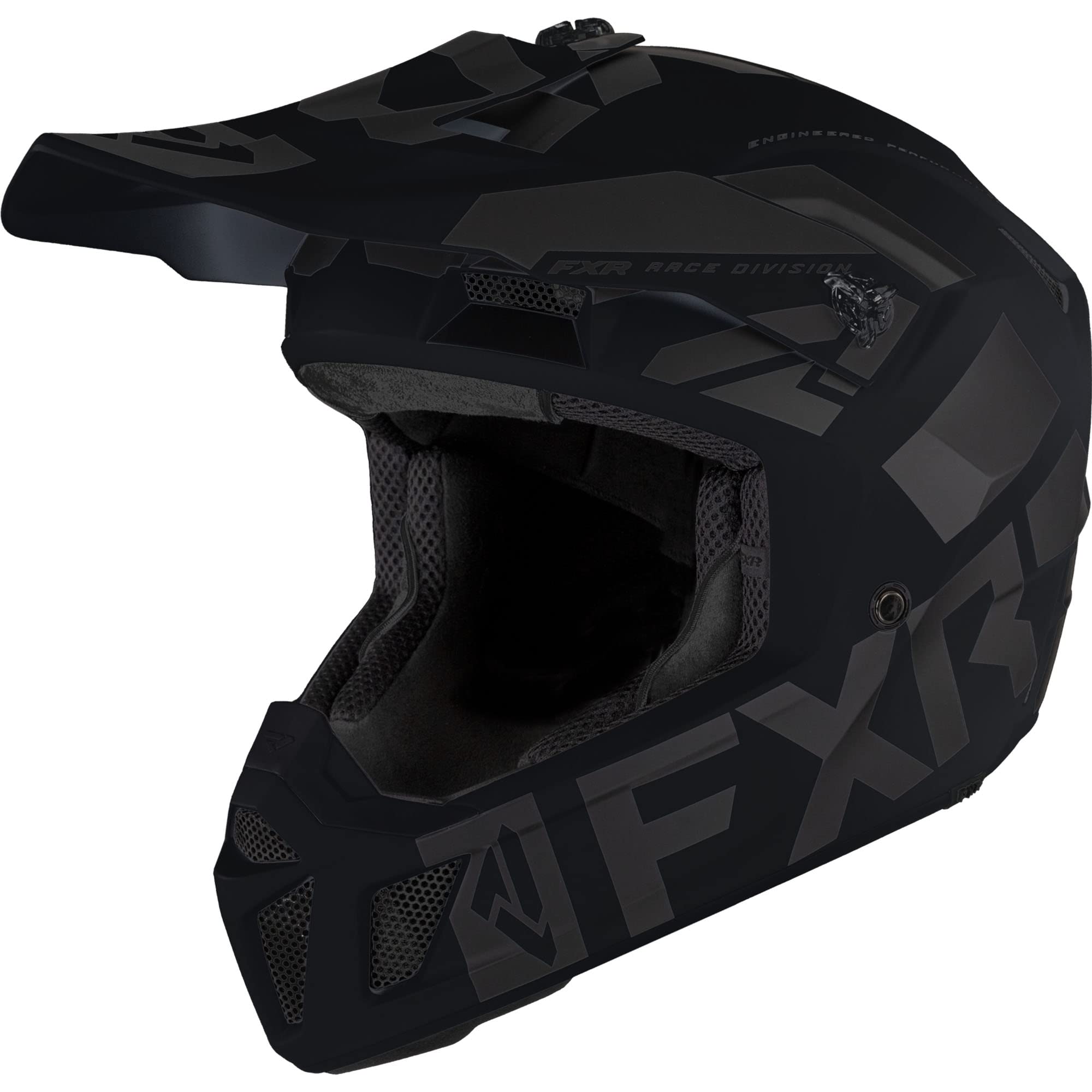 FXRMens Clutch Evo LE Snowmobile Helmet Lightweight Strong Comfort Black/Silver