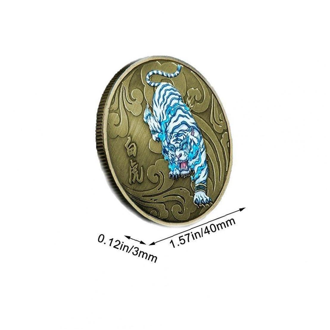 Amazon.co.jp: 記念 コイン 青龍、白虎、朱雀、玄武 天之四霊 てんの