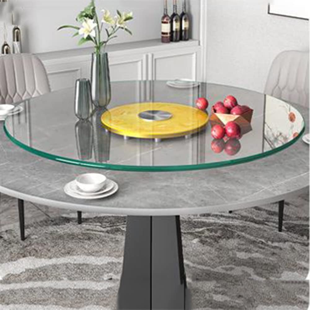 Plateau Rotatif Lazy Susan Plateau De Service Rotatif En Verre 80 90 100cm