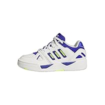adidas Unisex – Bambini MIDCITY Low Shoes, Core White, Lucid Blue, Lucid Lemon, 36 EU