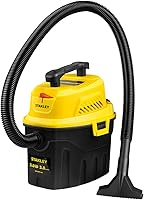 STANLEY SL18910P-3 3 Gallon 3 Peak HP Wet/Dry Vacuum - Portable Shop Vac for Car Detailing, Garage & Home