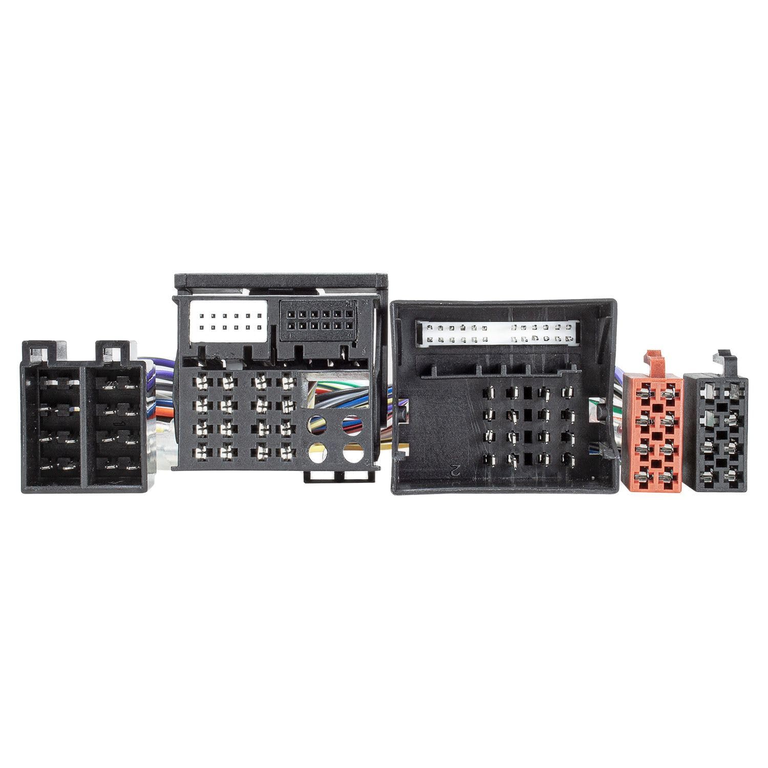 tomzz Audio 7315-005 Cavo a T ISO (40 cavi) compatibile con Ford dal 2004 in poi con Quadlock per l'alimentazione in vivavoce ISO amplificatore per THB Parrot Dabendorf i-sotec Match