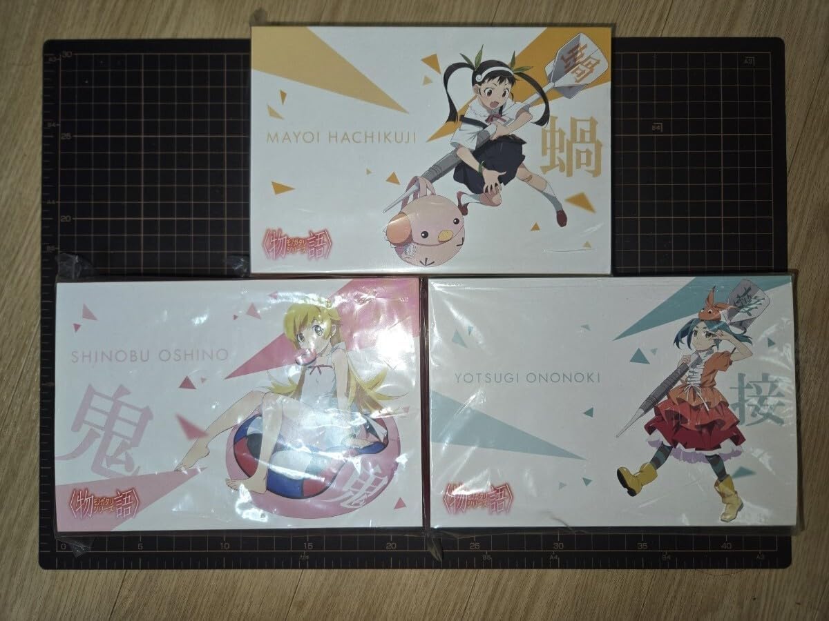 物語シリーズ ダーツセット 全3種 忍野忍 斧乃木余接 八九寺真宵