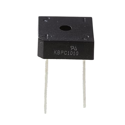 10 piezas KBPC1010 10A 1000V puente rectificador diodo plástico caso diodo monofásico