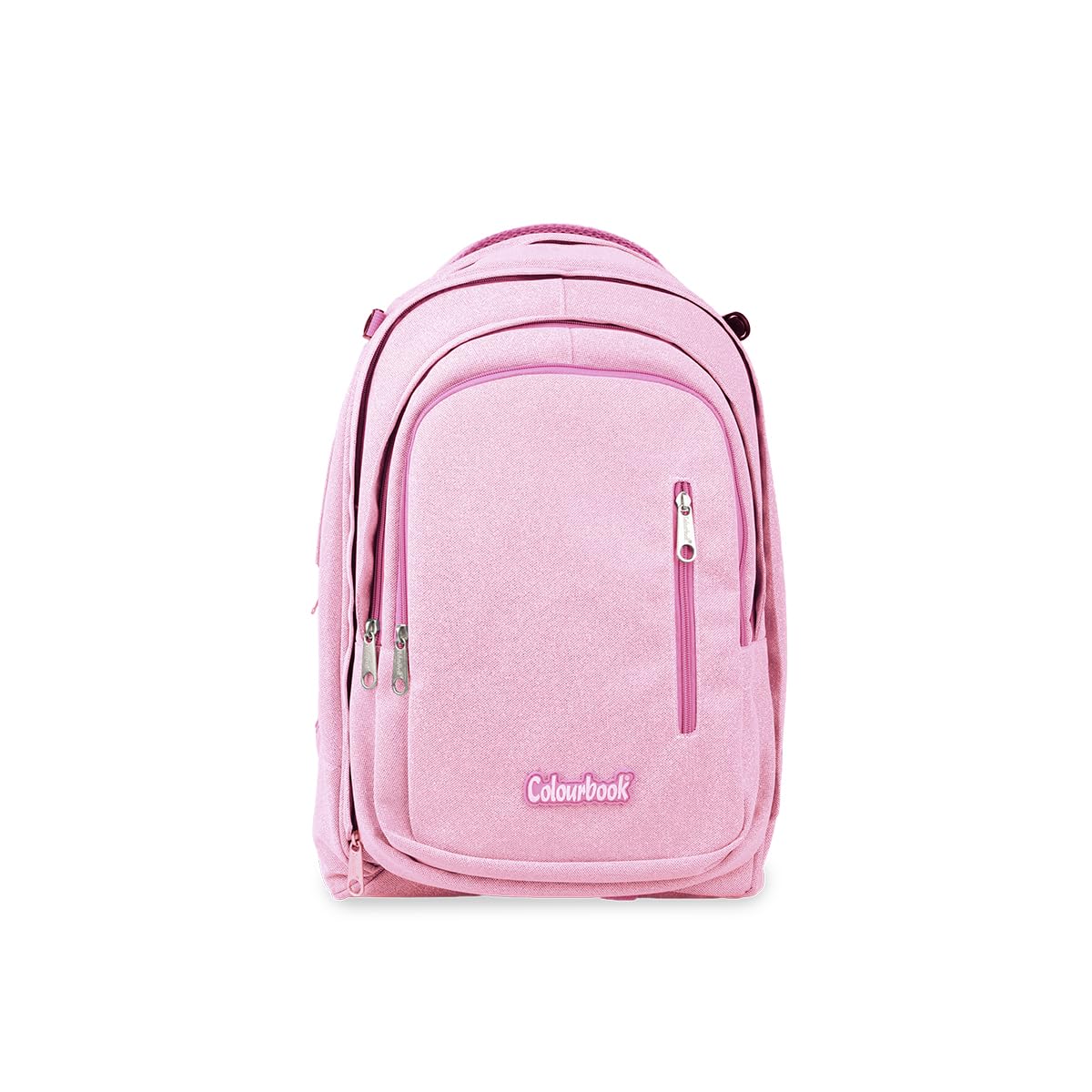 Colourbook Zaino Trolley Glitter 4 in 1 con Zainetto Staccabile 35L | 32x47x24 cm, Tessuto Impermeabile, Vano Laptop Imbottito, Porta Borracce, Elementari e Medie