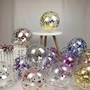 Rozi Decoration Rubber Confetti Balloons 20Pcs Multicolor Party Decor gallery image