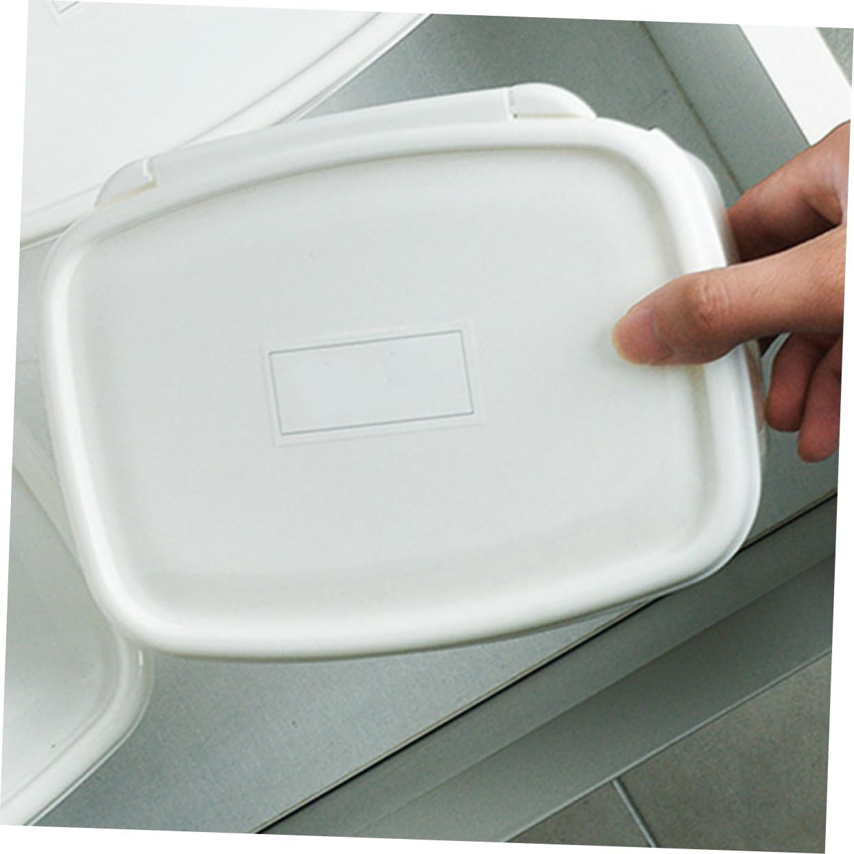 Cabilock 6pezzi Scatola Salviwet Con Coperchio Di Contenitore Per Fazzoletti Umidificati Organizzatore Compatto e Leggero Per Casa e Ufficio Protezione Da Polvere e Sporcizia Retro