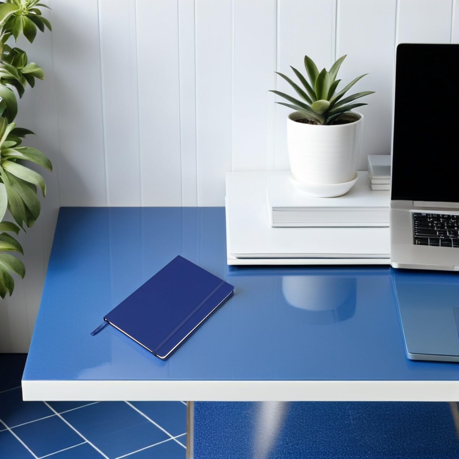 Mini Quaderno Tascabile A6 a Righe con Copertina Rigida e Chiusura Elastica, Blocco Note Portatile per Appunti Scuola, Ufficio e Viaggi, Set da 7 Pezzi con Carta Spessa Pu