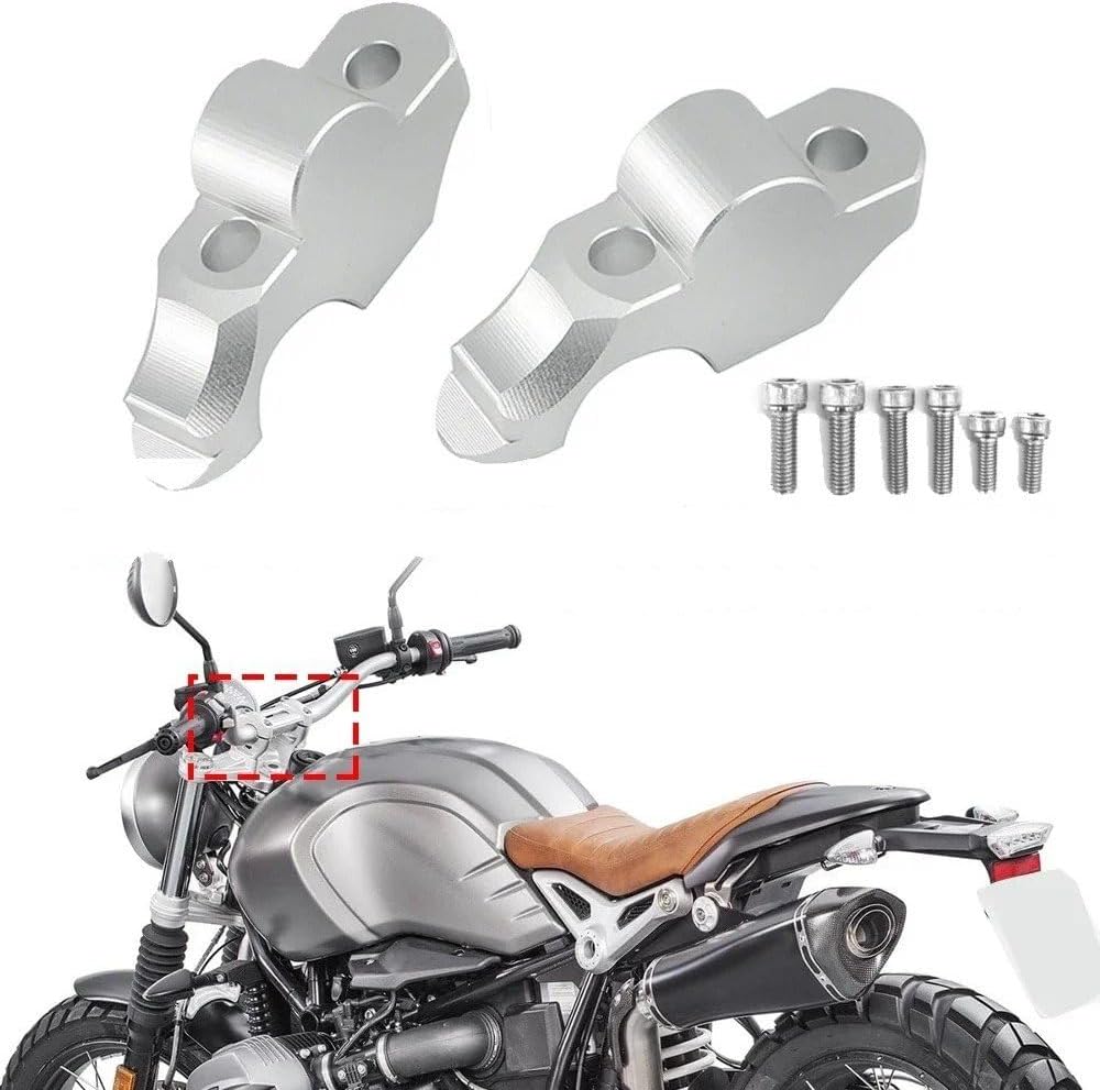 オートバイハンドルバーライザークランプ延長ハンドルバーアダプターマウント に適合する R ナインティ R ナインティ ピュア Rナイ