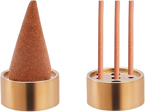 Miniatura 4 de Brass Incense Burner, Incense Cone Holder, Coil Incense Holder, Incense Stick Holder, 3 Styles.