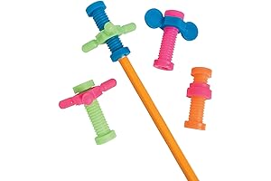 Fidget Pencil Toppers for Kids - Bulk Set of 48 Pcs Classroom Teacher Supplies