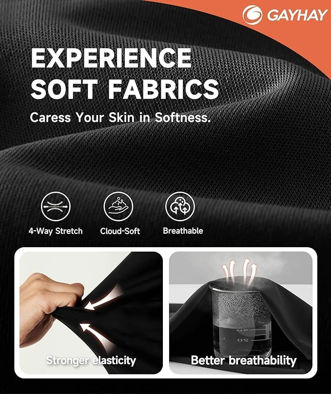 Image of GAYHAY High Waisted Leggings for Women - Soft Opaque Slim Tummy Control Printed Pants for Running Cycling Yoga