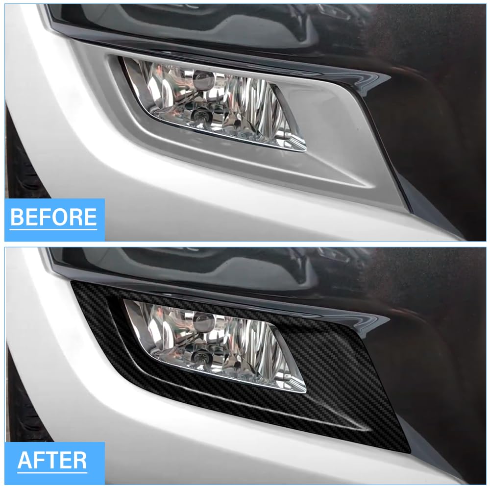 EXTRWORY Radlauf-Nebelscheinwerfer Abdeckung Für VW Caddy & T6 - Schwarz ABS Kunststoff