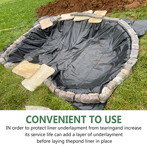 Topdeep 15X20 Ft Pond Liner, Ldpe 20 Mil Thickness Fish Pond Liners For Outdoor Ponds, Pond Skins For Waterfall, Fish Or Koi Pond, Fountains And Bed Planter #TOP7