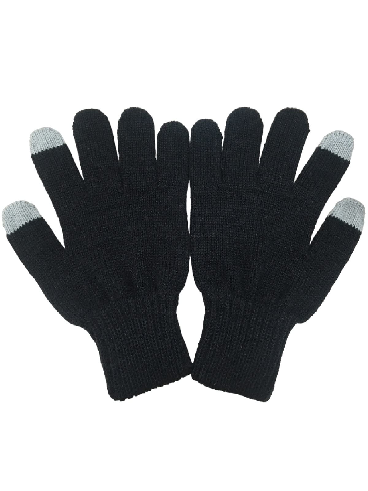 Women Touchscreen Finger Woolen Gloves-image-7