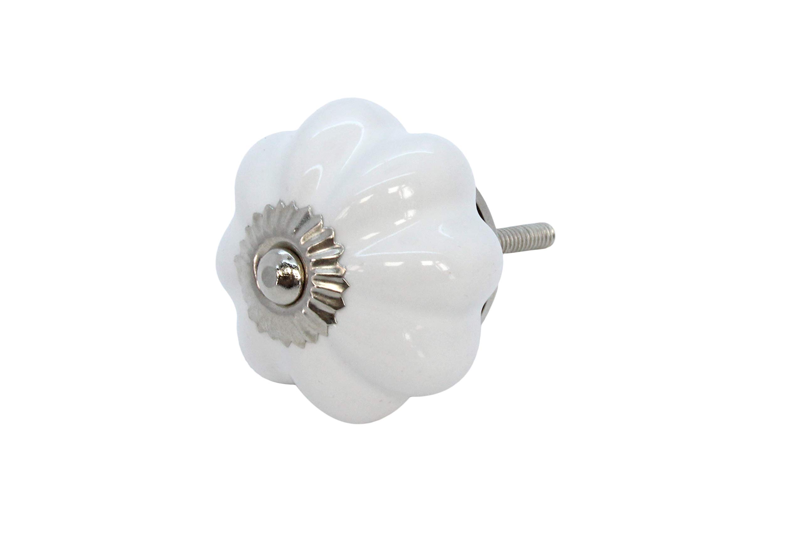 Gisela Graham 40527 Knob, White