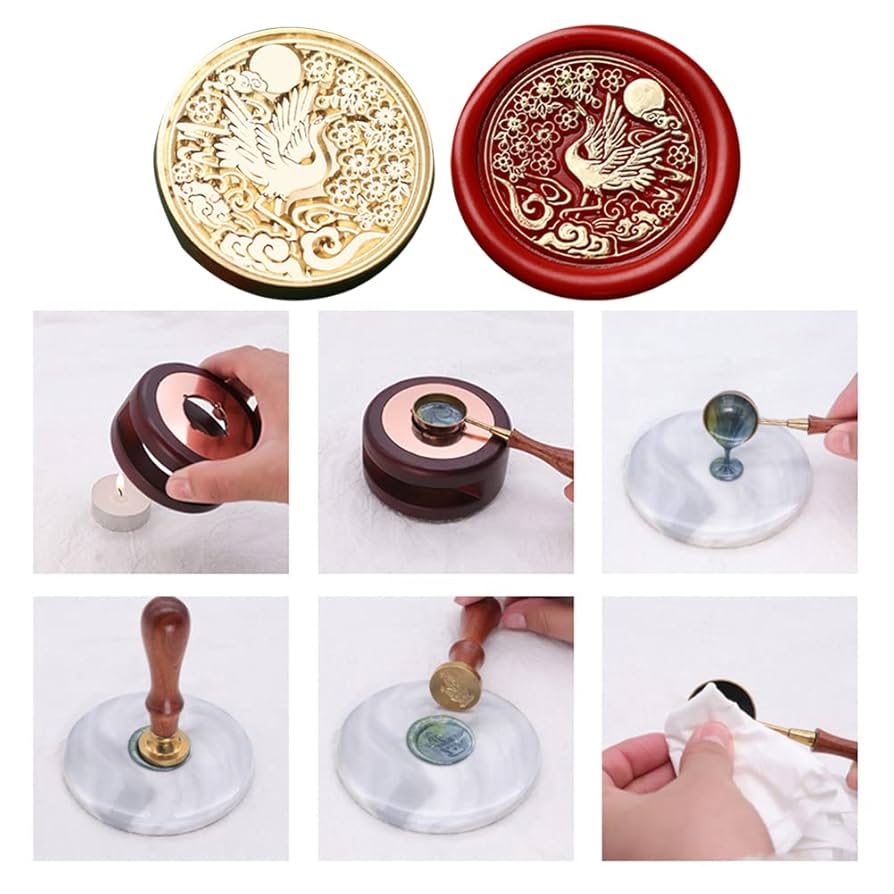 中国　水牛図水滴　蝋印付 中国 水牛図水滴 蝋印付