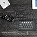 MoKo Foldable Bluetooth Keyboard, Ultra-Slim Portable Wireless Keyboard Rechargable Fit iPad iPhone, Folding Bluetooth Keyboard Compatible with iOS Android Windows Tablet Smartphone Laptop, Gray