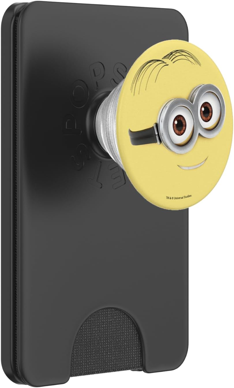 Despicable Me Minions Tilted Head Head Minion Smile PopSockets PopGrip for MagSafe