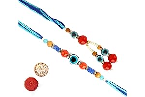 Satvik 2 Pcs. Rakhi for Brother Set