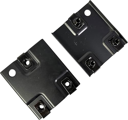 Miniatura 2 de Juego de 4 piezas de soporte de placa de repuesto para Chevy Silverado 2500HD 3500HD 3500HD 3500HD Soporte de parachoques GM1062105, GM1066195 para