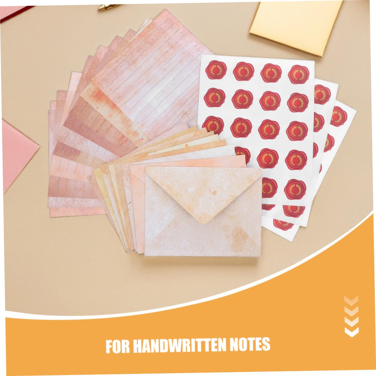 Vintage Briefpapier Satz 100 Satz Papier mit Umschlägen