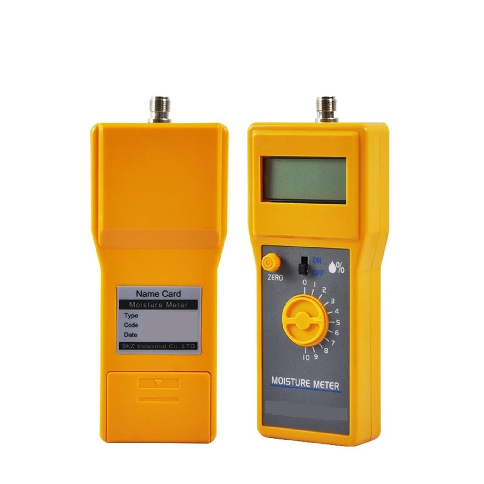 Medidor de humedad digital de 0 a 80% con sonda de 20 cm y pantalla LCD for frutas secas, pan y más. Lecturas precisas