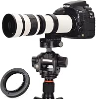 JINTU 420-800mm F8.3 Teleobjektív Canon EOS Rebel T8i T7i T6i T3i 1200D 750D 600D 7