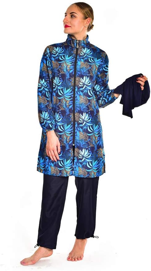Muslim Swimwear for Women Modest Full Cover Islamic Hijab Sportswear Burkini