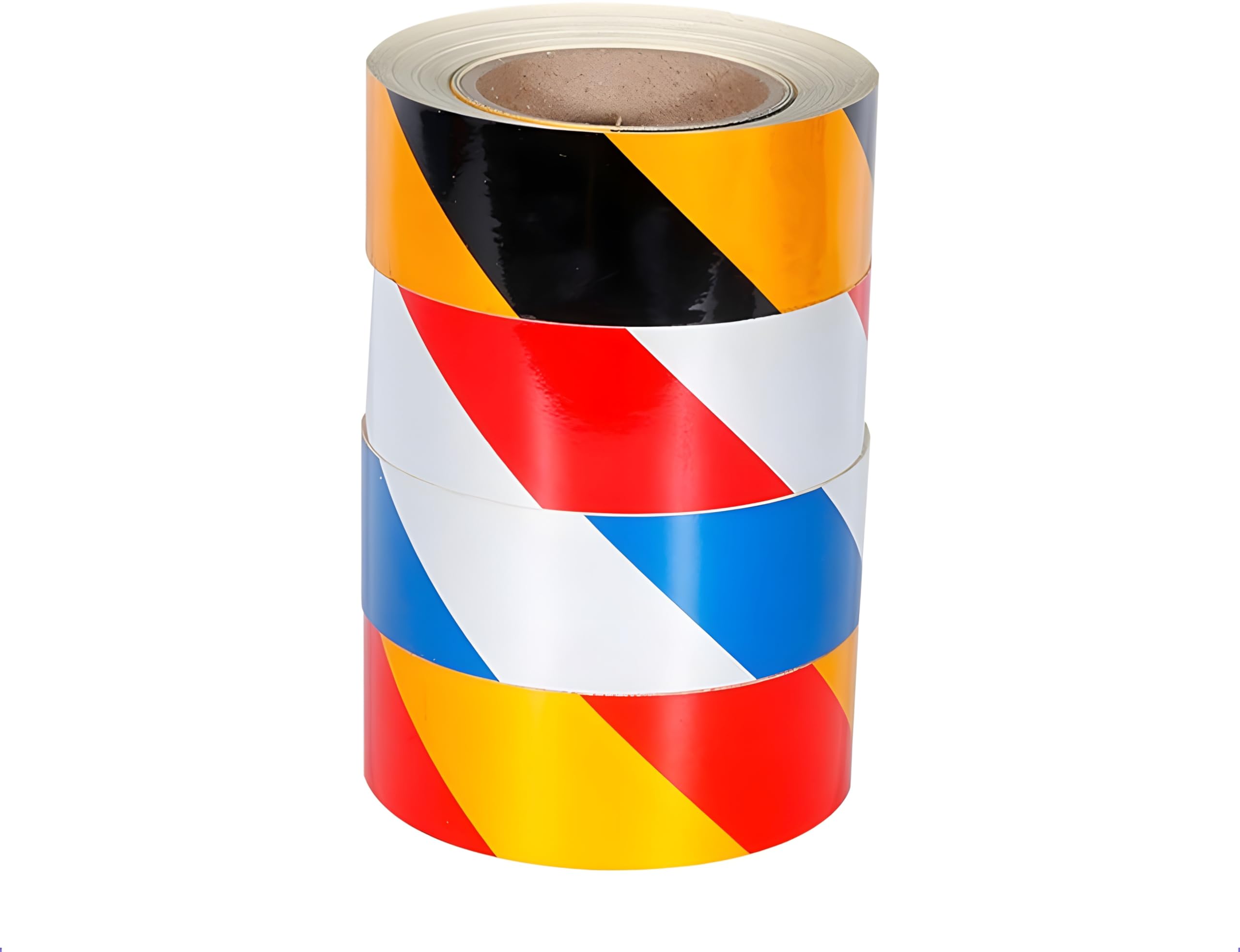 Breewell Zebra Warning Tape | Floor Marking | Safety Warning Tapes | Masking Tape | Yellow and Red | Blue and Silver | Black and Yellow | Red and Silver | Pack of 04 (B0D6KTD2M8) Amazon Price History, Amazon Price Tracker