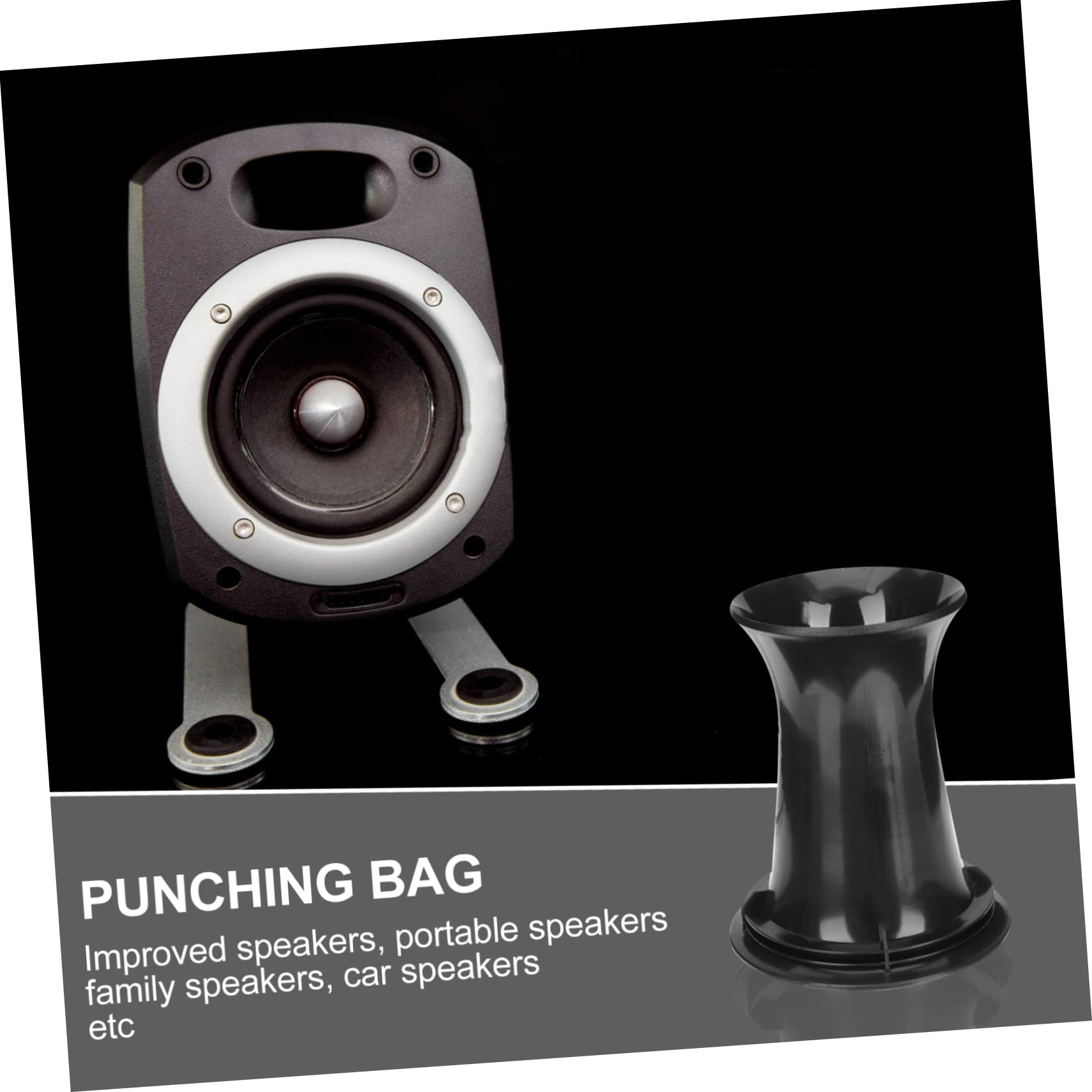 MOLUCKFU 8pcs Speaker Cabinet Port Tubes for Enhanced Bass Output Speaker Voice Outlet Accessories Easy to Install