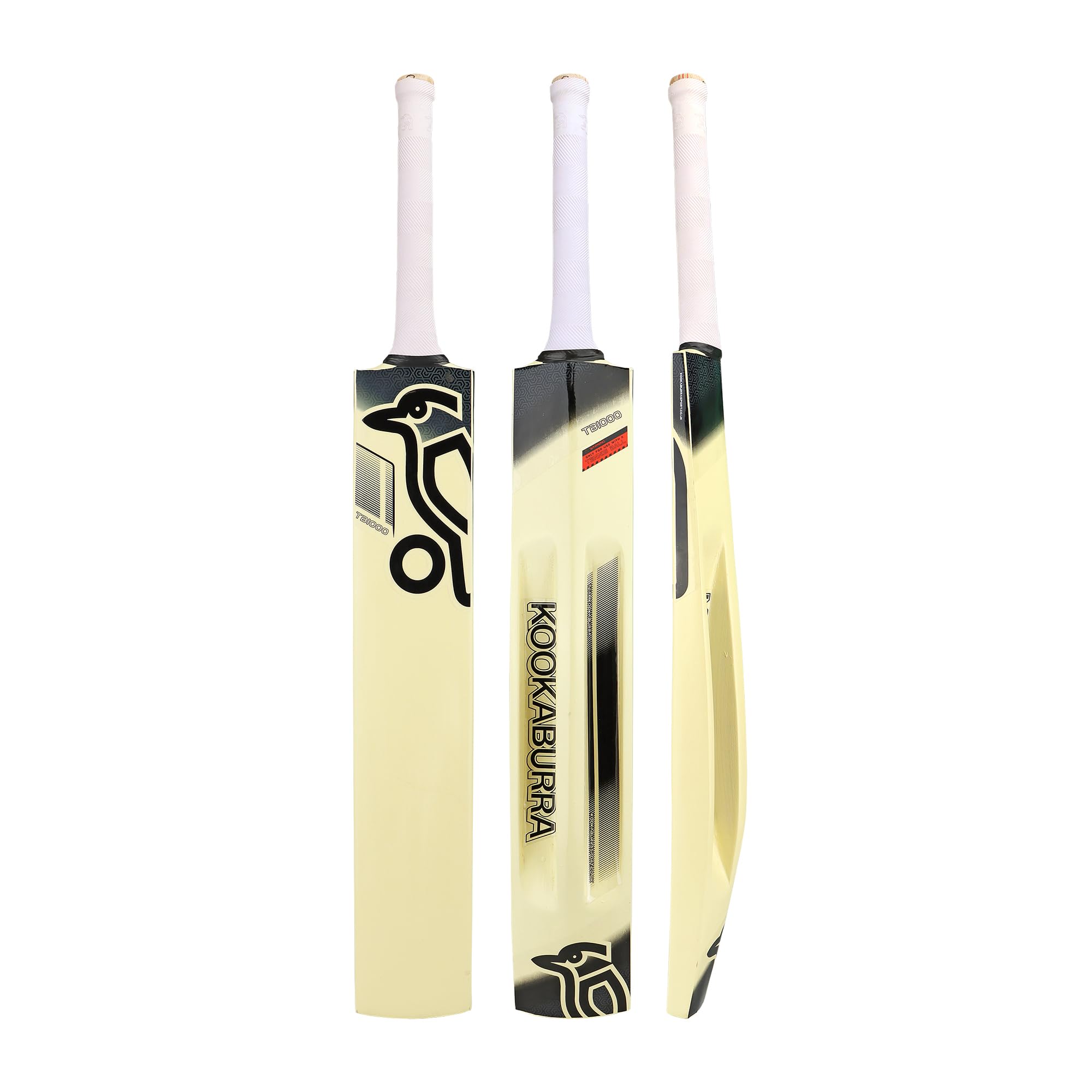 Kookaburra TB 1000 Tennis Ball Cricket Bat Batte Balle Unisexe, Naturel, Manche Court