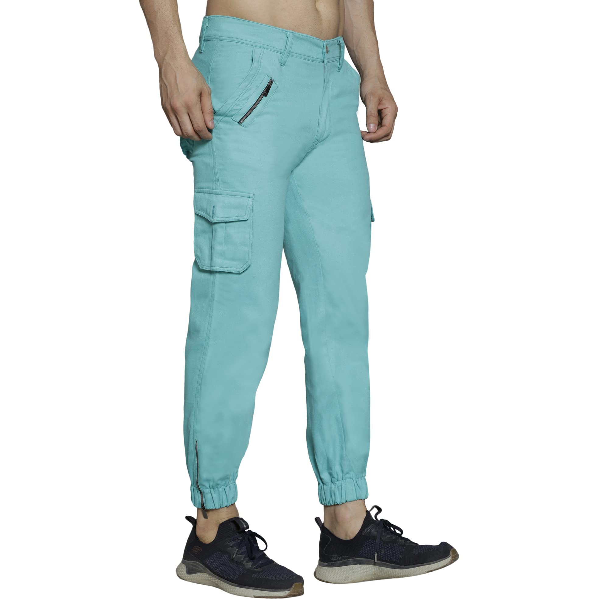 meoby Men Regular Fit Cargo Pants-picture-10