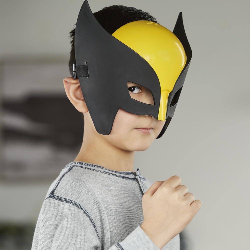 Marvel X-Men, maska kostiumowa Wolverine, maska superbohatera, przedmioty kostiumowe, zabawki dla chłopców, kostium superbohatera, od 5 lat