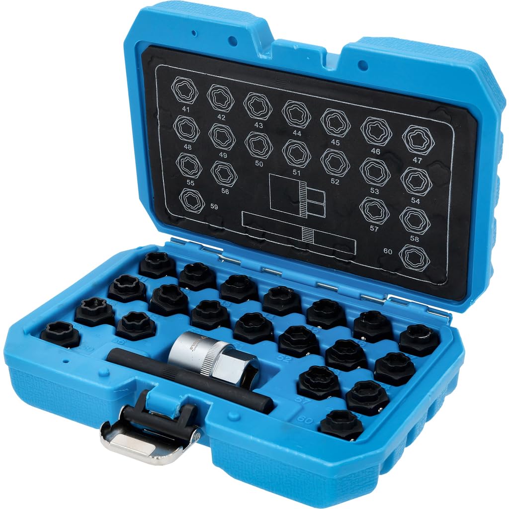 BRILLIANT TOOLS BT691050 Felgenschloss-Sortiment | für BMW | 22-t lg [Powered by KS TOOLS]