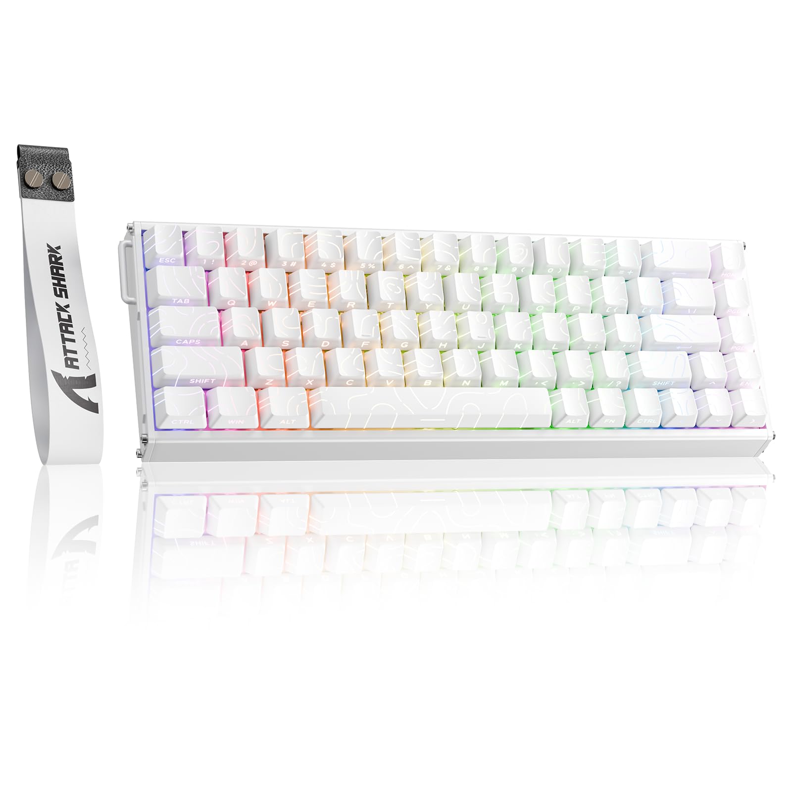 【新品】ATTACK SHARK X68MAX HE USB-C X68MAX HE Rapid Trigger Magnetic Keyboard | CNC Aluminum