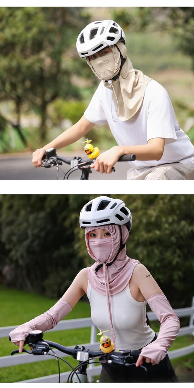 YEKEYI Balaclava Mask Sun UV Protection Balaclava Face Cover Hood Breathable Full Head Mask Cycling Skiing Fishing Hat