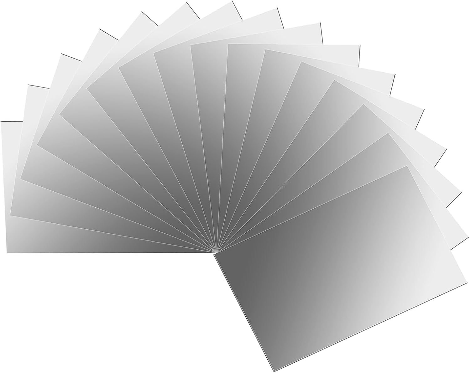 SKHAOVS 16 Pack Self Adhesive Mirrors Sheets,Mirrors Plastic Mirror