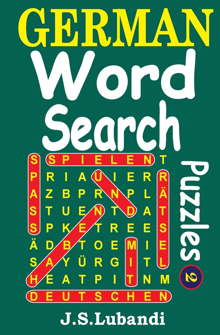 GERMAN word search puzzles 2: Volume 2