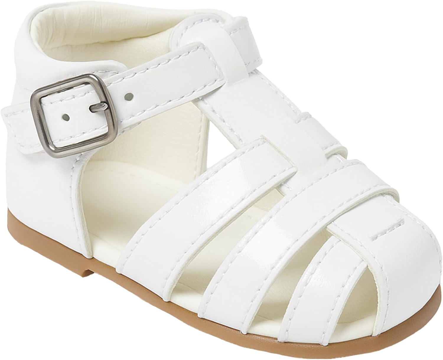 Unisex Patent Leather Kids Sandals Shoes - Comfortable & Stylish Daily Summer Footwear