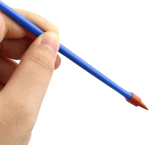 Miniatura 7 de Tegg Pinceles para moldear arcilla, 3 piezas de doble cabeza con punta de goma, moldeadores de bolígrafos de arcilla para arte de uñas, tallar,