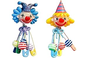 18k Gold Exquisite Clown Earrings