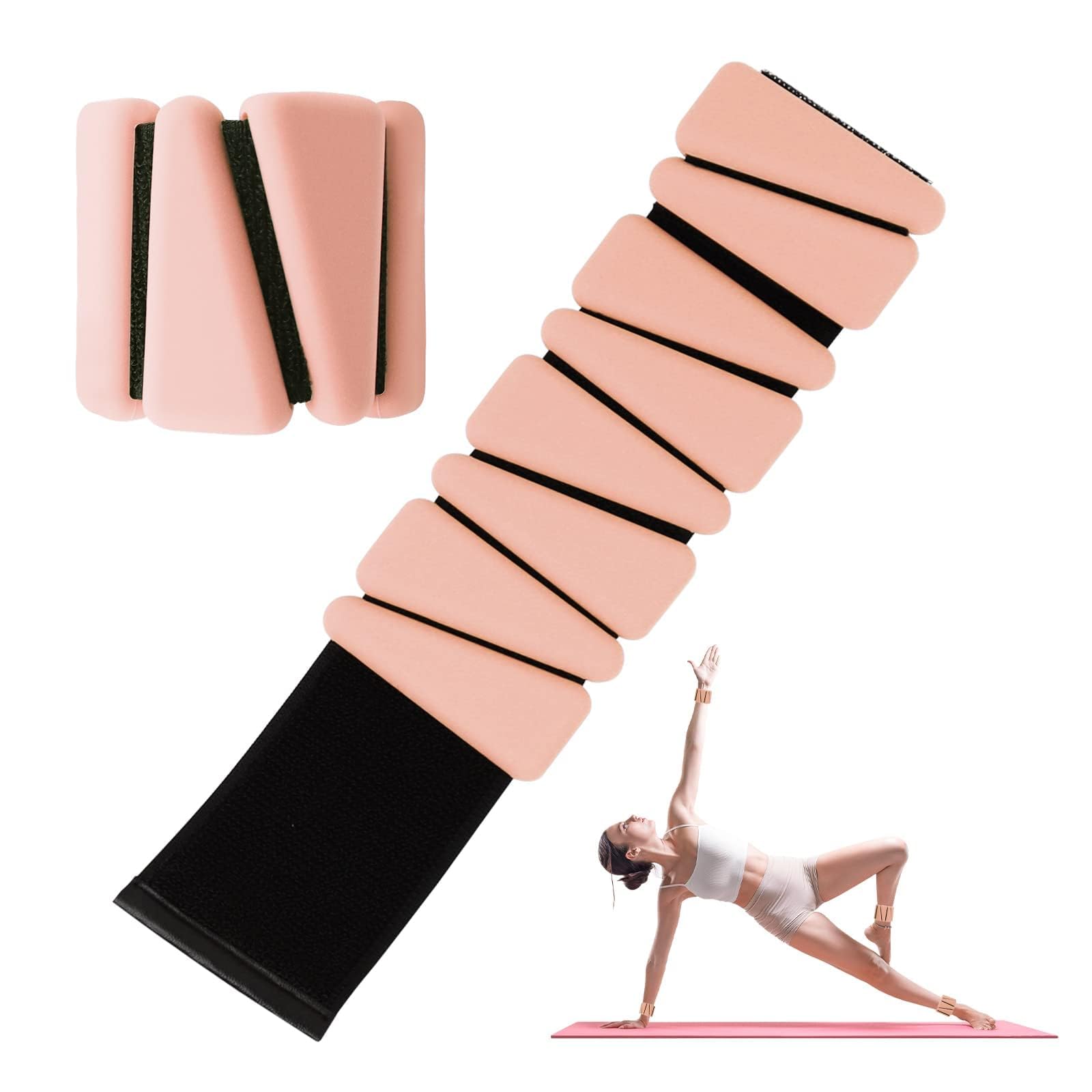 MXiiXM Adjustable Silicone Wrist Ankle Weights