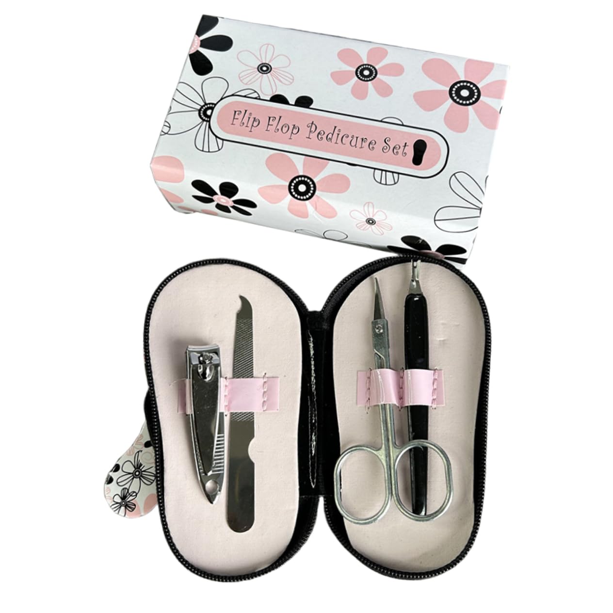Didiseaon Nail Manicure Kit Professional Flower Slippers Nail Clippers Grooming Tools