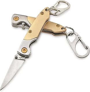 Brighten Blades Not So Heavy Metal Keychain Knife, Gold Digger