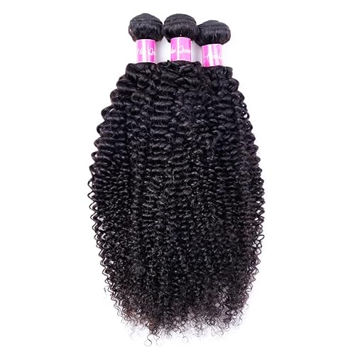 Miniatura 5 de Paquetes de cabello rizado rizado de 14 pulgadas, sin procesar, virgen, peruano, cabello humano, color negro natural, rizado, 1 paquete de