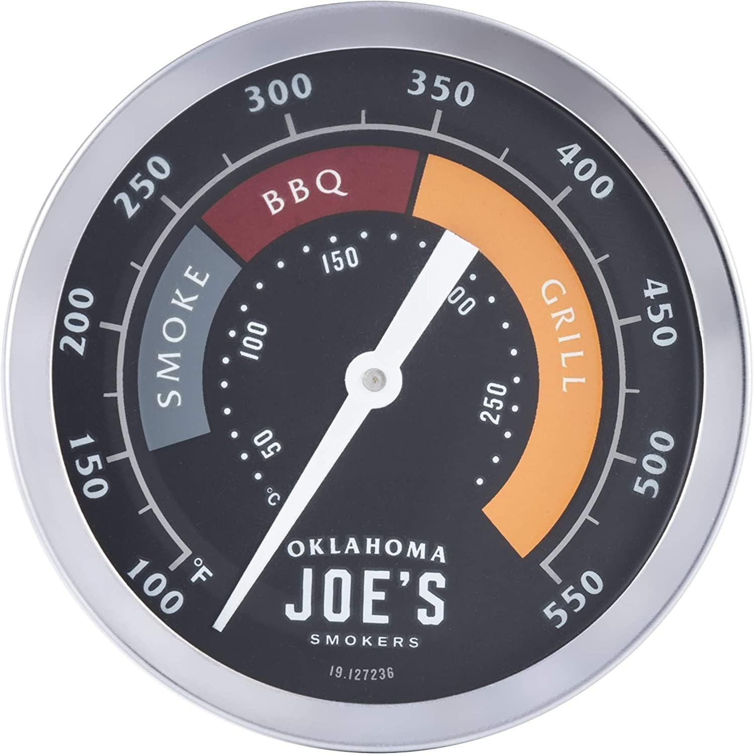 Oklahoma Joe's 3695528R06 Analog Temperature Gauge, Silver