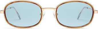 Retro Oval Sunglasses for Women Men Trendy Large Round Y2k Sunnies AP3681