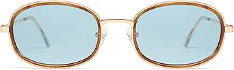 Retro Oval Sunglasses for Women Men Trendy Large Round Y2k Sunnies AP3681